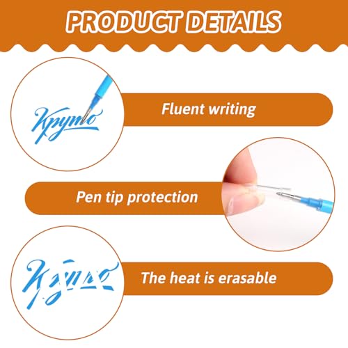 0.7 mm Erasable Gel Ink Pen Refills Compatible with Frixion Friction, Smooth Writing Multicolor Retractable Fine Point Pen Refill for School Office Home Art (4 Colors, 16) - style: 4 Colors