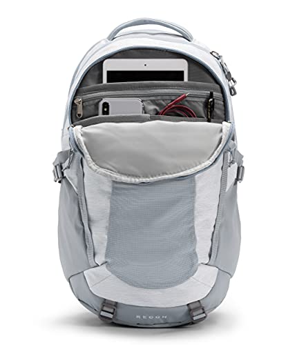 The North Face Women's Recon Everyday Laptop Backpack, TNF White Metallic Mélange/Mid Grey, One Size - color: Tnf White Metallic Mélange/Mid Grey