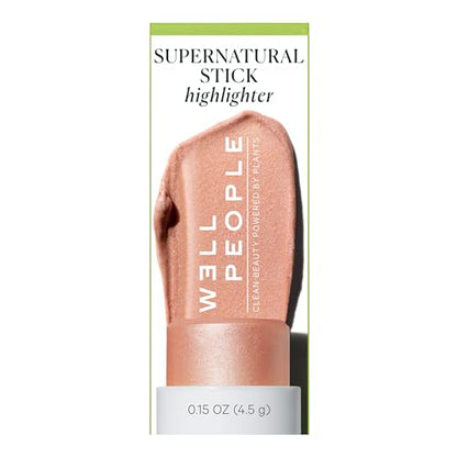Well People Supernatural Stick Highlighter, Highlight Stick For Hydrated, Dewy Skin, Use On Lips, Cheeks & Eyelids, Vegan & Cruelty-free, Rose Glow - color: Rose Glow