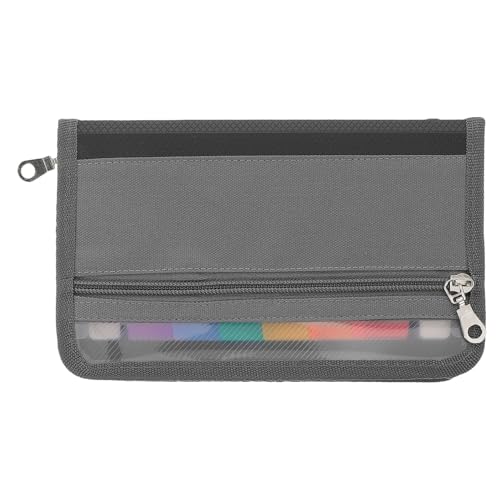 B6 Zipper Accordion File Folder with 13 Pockets, Expanding Vertical Document Organizer for Office and School Filing, Multi-Layer Paper Divider, Portable Document Binder
