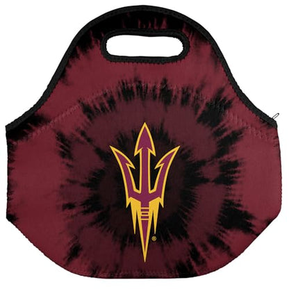 Campus Lab Arizona State University Tie-Dye Soft Neoprene Lunch Bag, School - color: Arizona State University Sun Devils