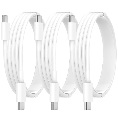 【Apple MFi Certified】iPhone 17 Car Carplay Charger USB C Cable Fast Charging, Stuffcool 3Pack 6FT 100W USB C to USB C Cord Type C Charging Cord for iPhone 17/17 Air/17 Pro/17 Pro Max/16/16 Pro/15/iPad
