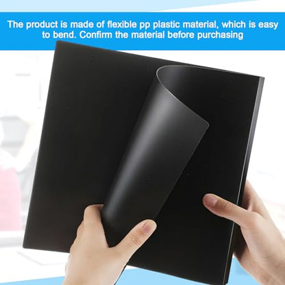 Henoyso 12 Pcs Plastic Mini 3 Ring Binders 1.5'' Binder, Fits 5.5" x 8.5" Paper Holds(capacity 280 Sheets), Flexible Three Round Rings Small Black Binders Bulk for School, Office Use, Photo Album Page - color: Black, size: 1.5 Inch