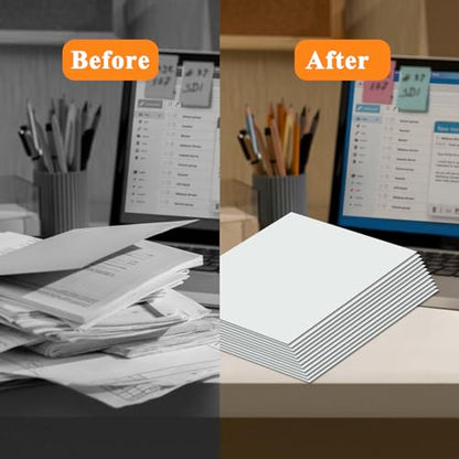 pmybupo 100Pcs White Folders with Pockets and Business Card Holder,2 Pocket Folders for School,Home or Office,Durable Heavy Duty File Folders - color: White