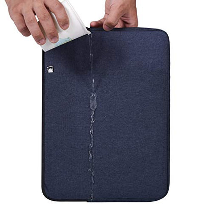 17-17.3 Inch Laptop Sleeve Bag for HP Pavilion 17.3/HP Envy 17.3, Dell Inspiron 17, LG Gram 17.3, Lenovo Ideapad 17.3, MSI GS75/MSI GE75 17.3, Acer Asus and Most 17-17.3 Inch Laptops - color: Navy Blue