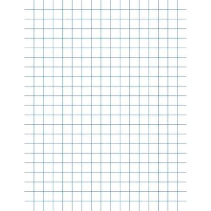 PAPER GRAPH 8.5X11 1/2 RULED SCHOOL SMART 50 SHTS PK OF 12