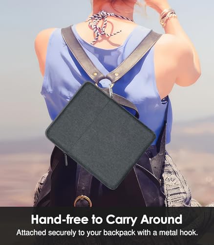 MoKo 9-11 Inch Tablet Sleeve Bag Carrying Case Fits New 11-inch iPad Pro M4/iPad Air M2 2024, Air 5/4/3 10.9"/10.5", Pro 11 M2, i-Pad 10th 10.9, i-Pad 9/8th Gen 10.2, Tab S8/S9 11", Space Gray - color: Space Gray, size: 9-11
