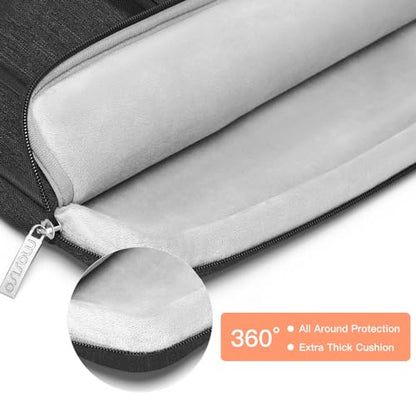 MOSISO 360 Protective Laptop Case 13.3 inch, 13-13.3 inch Laptop Sleeve | Compatible with MacBook Air/Pro 13 / Pro 14, HP Dell ASUS Lenovo,Side Open Bag with 2 Raised&1 Flapover Pockets, Slate Gray - color: Slate Gray, size: 13.3 inch