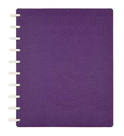 Talia Discbound Notebooks, Planner, Customizable, (Strong Purple, Midsize (7.5in x 9.75in)) - color: Strong Purple, size: Midsize (7.5in x 9.75in)