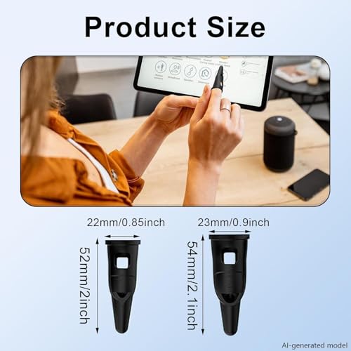6-Pack Silicone Finger Stylus Pens for Touch Screen - High Precision Sensitivity Stylus for iPad iPhone Android Tablet - Universal Touchscreen Pen for Kids & Adults