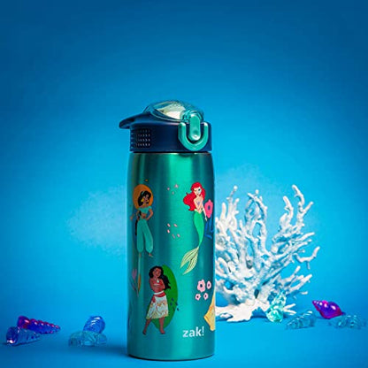 Zak Designs Disney Princess 19 oz Leak-Proof Kids Water Bottle With Straw - color: Disney Princess
