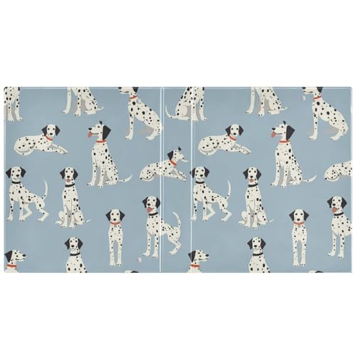 Dalmatian Dog Round Ring Binders 1.5 Inch 3 Ring Binder with Clipboard Holds 200 Sheets Office Home School - color: Multicolored 5