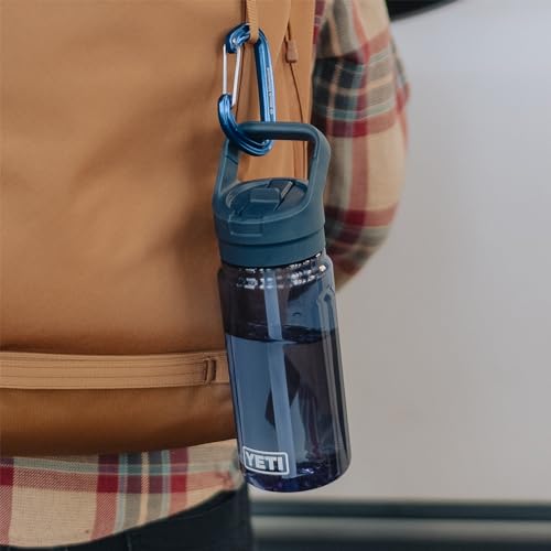 YETI Yonder 600 ml/20 oz Water Bottle with Yonder Straw Cap, Rescue Red - color: Rescue Red, size: 20 Ounces
