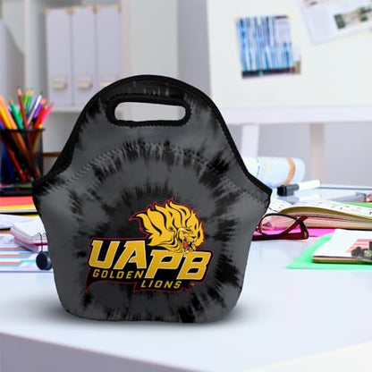 Campus Lab University Of Arkansas Tie-Dye Soft Neoprene Lunch Bag, School - color: Arkansas Pine Bluff UAPB Golden Lions