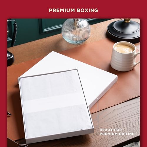 Beechmore Books Blank Sheet Music Notebook – A4 8.5"x11.5" for Songwriters, Musicians & Composers, 156 Thick 120gsm Pages, 10-Staff Perforated Sheets, Vegan Leather Hardcover, Elastic Closure, Gift Box - color: Scarlet Red