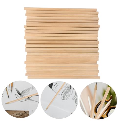 30pcs Natural Wooden Hb Pencils for Writing Sketching Drawing Ergonomic Round Wood Handheld Pencils for Students Artists Beginners Multi Function Graphite
