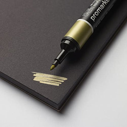 Winsor & Newton Professional Mixed Media Pad, 9" x 12", 25 Sheets, 200gsm, Black - size: 9" x 12", style: Mixed Media Pad - Black