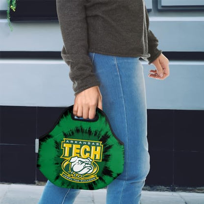 Campus Lab Arkansas Tech University Tie-Dye Soft Neoprene Lunch Bag, School - color: Arkansas Tech University ATU Wonder Boys