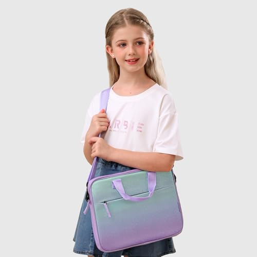 Choco Mocha Kids Tablet Sleeve Bag for Boys & Girls, (10-12.5Inch) - color: Glitter-rainbow 12.5inch, size: 12.5inch(12.5 x 9.8 x 1.3)
