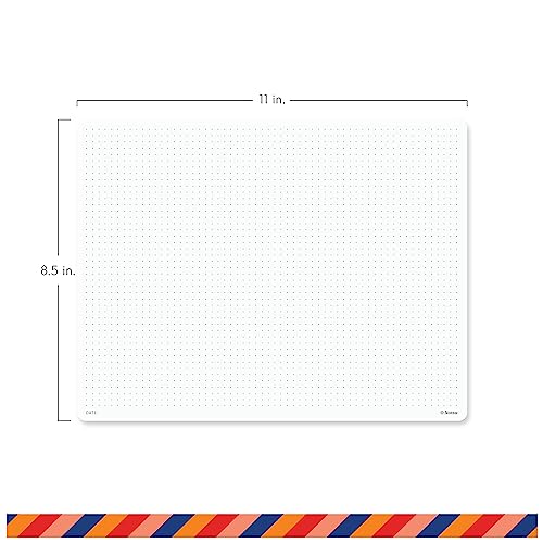 Notsu Dot Grid Notepads 8.5 x 11 inch, 2 Pack | Minimalist Dotted Memo Mouse Pads with Premium Thick Paper, Letter Size - size: 8.5" x 11", style: Dot Grid