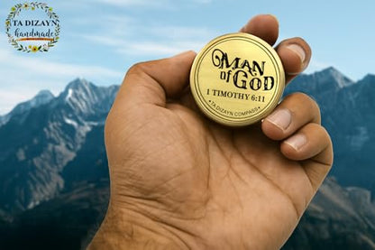 For I Know The Plans I Have For You, Jeremiah 29:11, Solid Brass Directional Engraved Compass, Baptism Gifts for Boys Girls, First Communion, Christian Gifts for Men, First Confirmation Gifts for Boys - style: # 2 Man of God 1 Timothy 6:11