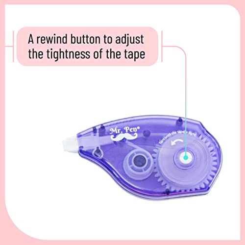 Mr. Pen- Correction Tapes, 7 Pack, 0.2" x 393", White Correction Tape Set | for Quick Corrections, Office and School Supplies