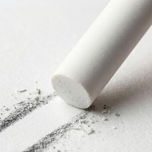 50 PCS Mechanical Pencil Eraser Refills, 4.5 * 12mm Traceless Refill Erasers for Mechanical Pencils, White Universal Erasers Replacement for Propelling Pencils Office Notebook
