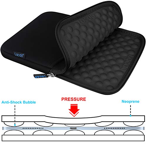 Lacdo Tablet Sleeve Case for 11 inch iPad A16 / 11 inch iPad Air M4 M3 M2 / 11" iPad Pro M5 M4 / 10.9" iPad /10.2" iPad /10.9" ipad Air / 11 Inch Samsung Galaxy Tab A9+ Bag, Fit Magic Keyboard, Black - color: Black, size: 9-11 Inch