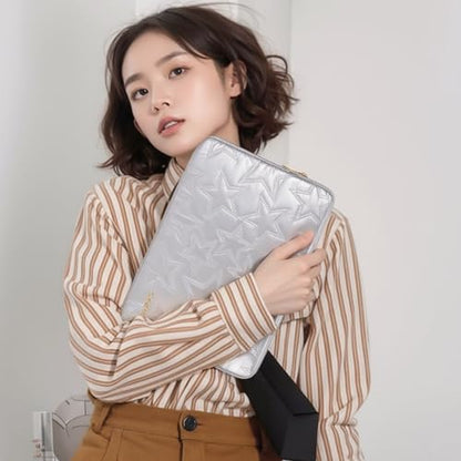 13 inch Laptop Sleeve Case for 13" MacBook Air M5 / M4, 13" MacBook Neo/Pro, 13" Latitude 5350/7320/7350, 13.4" Dell XPS 13, 13" ThinkPad X13 Gen / L13 Gen 5, HP Laptop Bag Cover, Silver - color: Silver, size: 13 inch / Macbook 13
