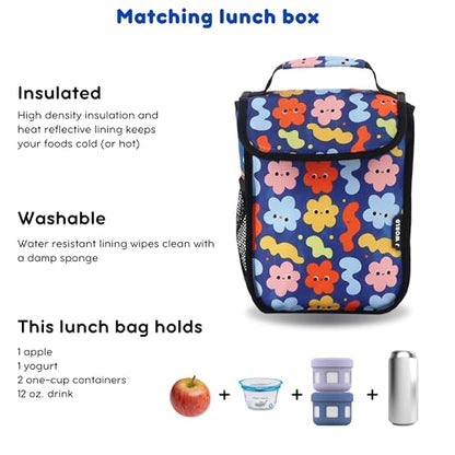 J World Lollipop Kids Rolling Backpack & Lunch Bag Set for Elementary School. Carry-On Suitcase with Wheels, Baby Cloud - color: Baby Cloud