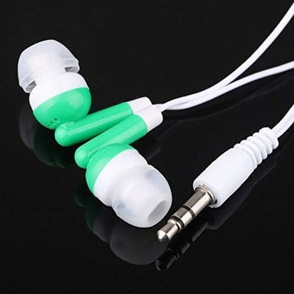 Bulk Earbud Headphones 50 Pack for Kids School Classroom, Wholeslae Wired Durable Class Set Earphones for Students Children Toddler Teens Boys Girls and Adult (Mixed Colors, 50pcs)