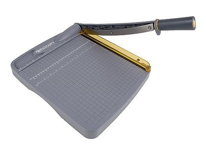 Westcott Titanium Bonded Plastic Guillotine Paper Trimmer, 12" - color: Titanium