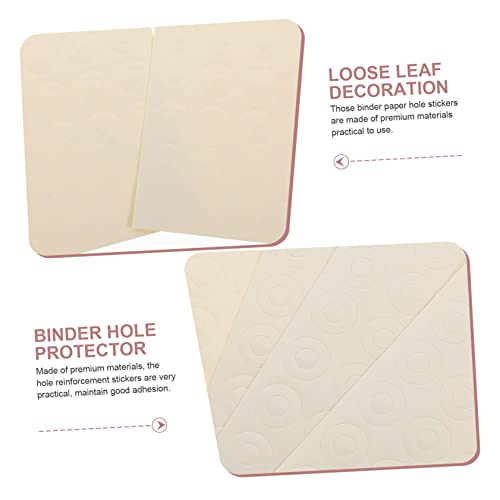 280Pcs Loose Leaf Paper Hole Reinforcement Stickers Adhesive Binder Ring Labels for Easy Repair of Punched Paper for Office and Home Use