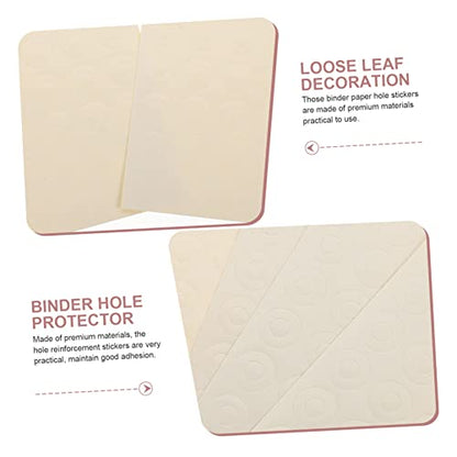 280Pcs Loose Leaf Paper Hole Reinforcement Stickers Adhesive Binder Ring Labels for Easy Repair of Punched Paper for Office and Home Use