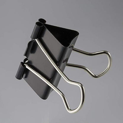 Officemate Medium Binder Clips, Black, 12 count (Pack of 12) - color: Black, size: Medium