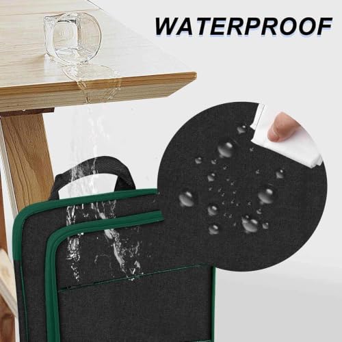 ZINZ Slim & Expandable Laptop Backpack Water Resistant Backpack Travel Backpack Compatible with MacBook Air/Pro/Neo 13-14 inch, XPS 13/14, Surface 13.5" and Most 13-14 Notebooks，BK01GR01 - color: Bk01gr01, size: 13"-14"