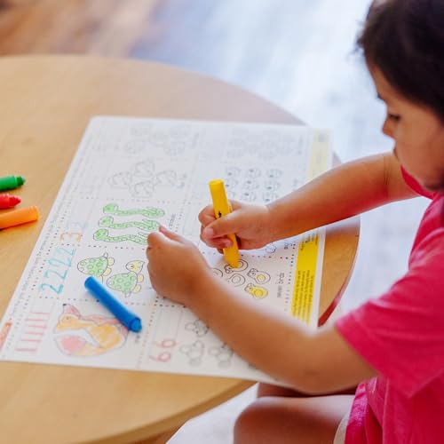 Melissa & Doug Learning Mat Crayons - 5 Colors - size: 1 Count (Pack of 1)