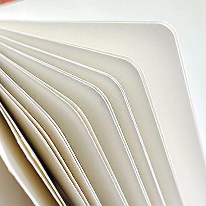 Watercolor Paper Sketchbook,5x5 Inch Mixed Media Notebook,140lb/300gsm Artist Heavyweight Paper,20 Sheets Small Travel Drawing Journal for Adults,Painting,Watercolors,Art Supplies,Smiling Dog - color: 5x5 inch-300gsm-smiling dog