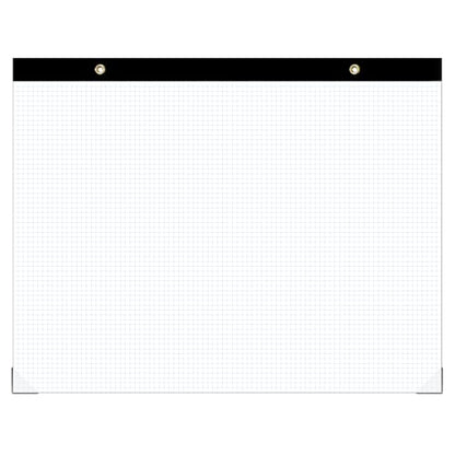 Large Engineering Graph Paper Pad - 50 Sheets/100 Pages, 22" x 17" Quadrille Grid Paper for Drafting, Engineering, Blueprint Drawing, Architect Designers, 4"x4" Blue Grid Paper, Giant Drafting Pad