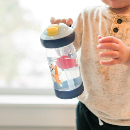 The First Years Bluey Sip & See Toddler Water Bottle - Includes Floating Charm - Toddler Cups with Straw - 12 Oz - Ages 24 Months and Up (Pack of 2) - size: 12 Ounces (Pack of 2)
