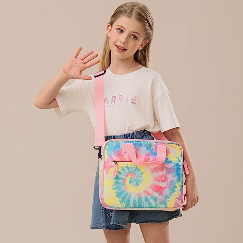 Choco Mocha Kids Tablet Sleeve Bag for Boys & Girls, (10-12.5Inch) - color: Tie Dye-rainbow 12.5inch, size: 12.5inch(12.5 x 9.8 x 1.3)