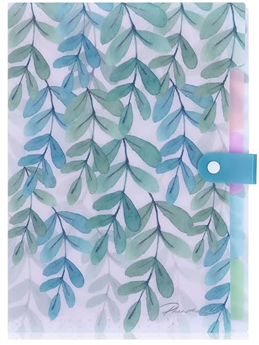 Forest Series Expanding File Folder Stylish Funky Cute Retro Document Organizer with Natural Scenes for Students,Teachers & Freelancers - Green Jungle - color: Nature/Green Jungle