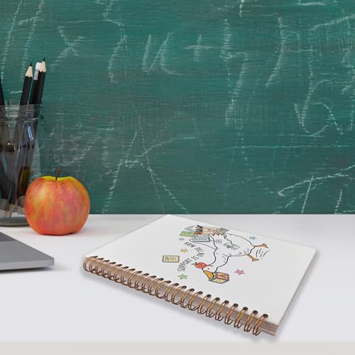VNWEK IEP Goose Teacher Spiral Notebook Journal 5.5x8.3 Inch, Special Education Teacher Appreciation Gifts Journal for Women, Funny SPED Educator Goose Lined Hardcover Spiral Notebook - color: lz-notebook-8