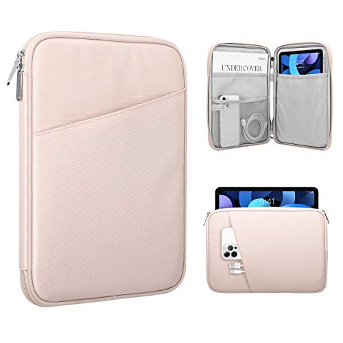 TiMOVO 9-11" Tablet Sleeve Bag for iPad 11-inch A16 2025, iPad 10.9"/10.2"| Air 11 Inch/5th/4th Gen. 10.9", Galaxy Tab A9+/A11Plus 11", Protective Bag with Pocket, Pink - color: Ad-Pink, size: 9-11 Inch