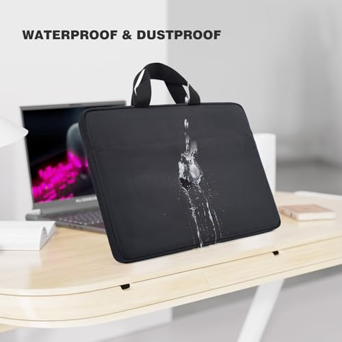 18-19 Inch Gaming Laptop Sleeve Carrying Case for 18 in Alienware 18 Area-51/m18 R2/m18 Gaming Laptop, 18" Razer Blade, 18" ASUS ROG Strix Scar 18 G18, Acer Nitro 5 18, MSI 18 inch Case Bag, Black - size: 19 Inch