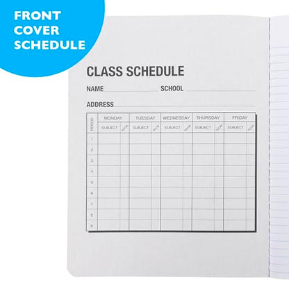 BAZIC Products Composition Book Wide Ruled 100 Sheet, Premium Black Marble Notebook, Writing Journal Comp Lined Notebooks for Office School, 1-Pack | 100 wide-ruled sheets (200 pages), Black Marble composition notebook, sewn binding, 9.75 x 7.5 in - color