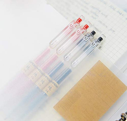 czxwyst X97 Retractable Gel Ink Pens 0.5mm Fine Point (Red Color 12-Pack) - color: Red Color 12-Pack