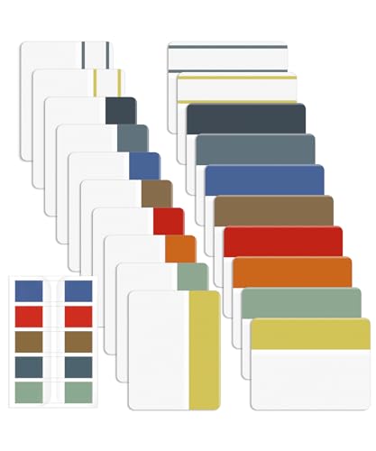 Mr. Pen- Sticky Index Tabs, 500 Pcs, 21 Sets, Colorful | Writable Colored Pages Markers Labels for Reading Notes, Books, Binders, Notebook, Folders and Classify Files - color: Urban
