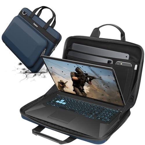 Smatree Heavy Duty Hard Case for 16 inch DELL Pro Max 16 Plus MB16250/16 MC16250/16 MC16255, for 16 inch DELL G16 7630 Gaming Laptop, for 15.6 inch G15 5530/5535 Gaming Laptop，Blue(A800) - color: Blue-16 Inch, size: For 16 inch DELL Laptops