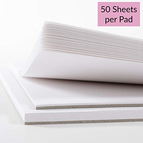 Marker Paper - 9 x 12 inch Marker Paper Sketchbook, 50 Sheets Per Pad, White Acid-Free, 75 GSM Paper, Lightweight and Sketching and Drawing Pages, (Pack of 2) - size: Marker Paper 9 x 12"